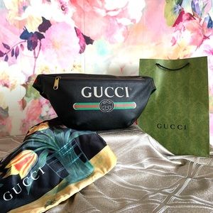 Leather waist bag